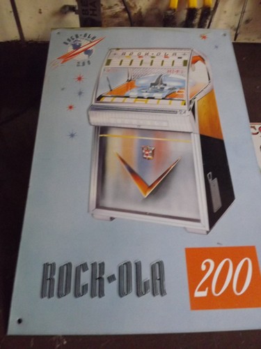 Rock ola 200 jukebox metal - rock-ola,