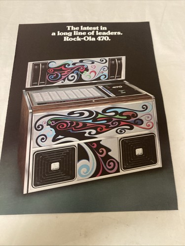 Rock ola 470 - juke, advert